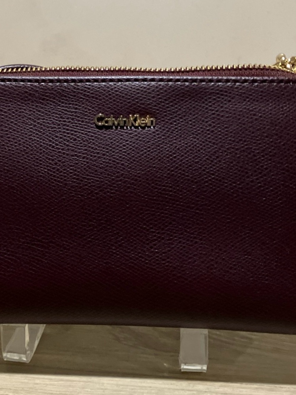 Calvin Klein Women's Burgundy  Crossbody Bag